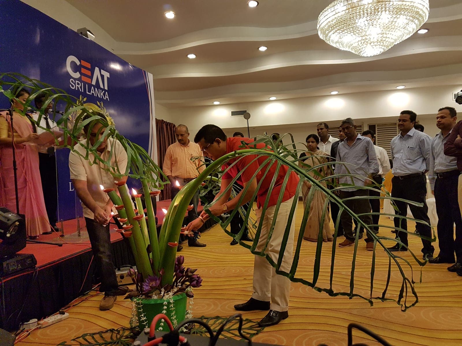 CEAT Sri Lanka corporate event, guests at the inauguration